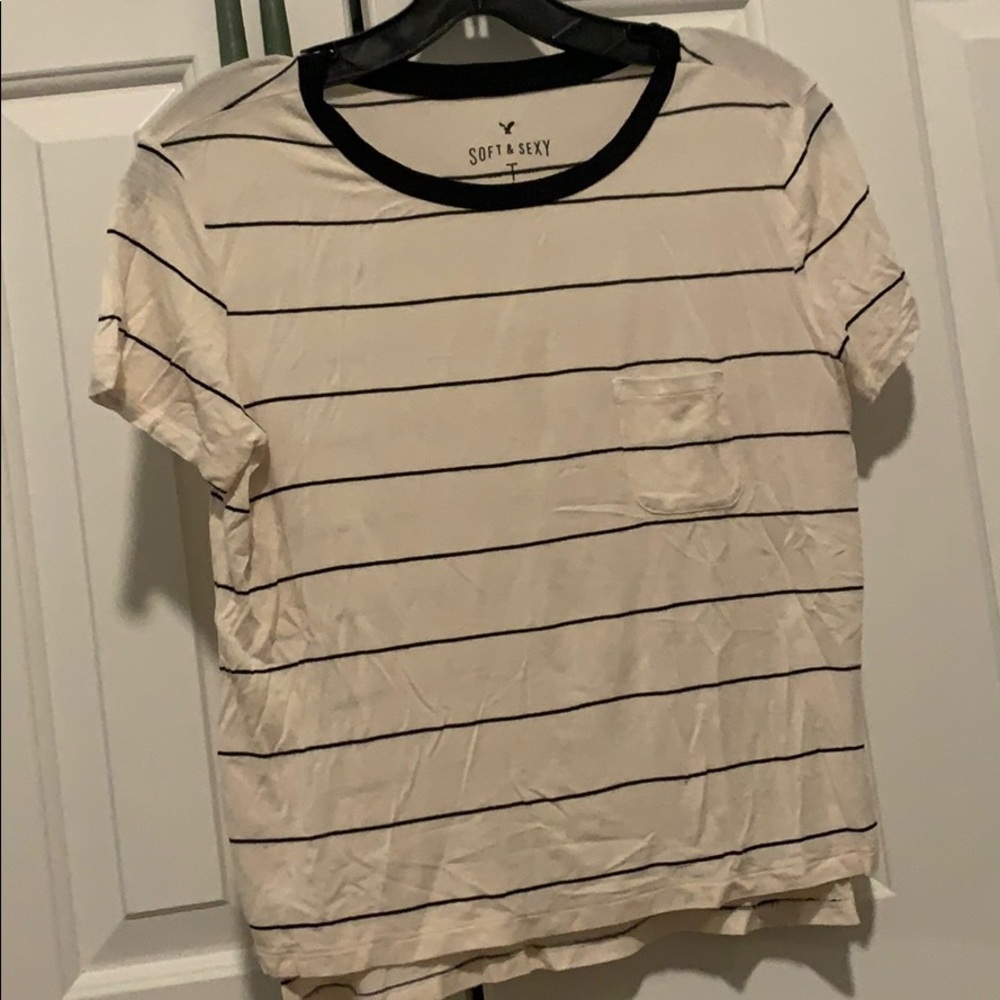 Striped short sleeve